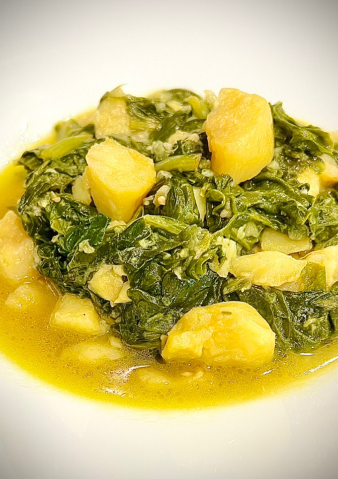 Una foto de Cena saludable: Acelgas con patatas