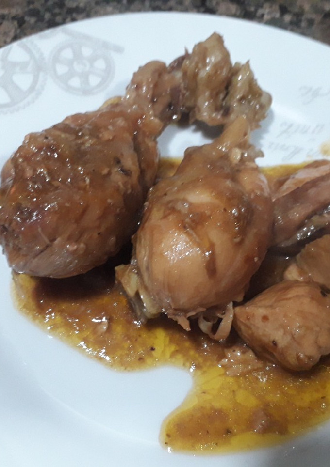 Una foto de Pollo a la coca cola