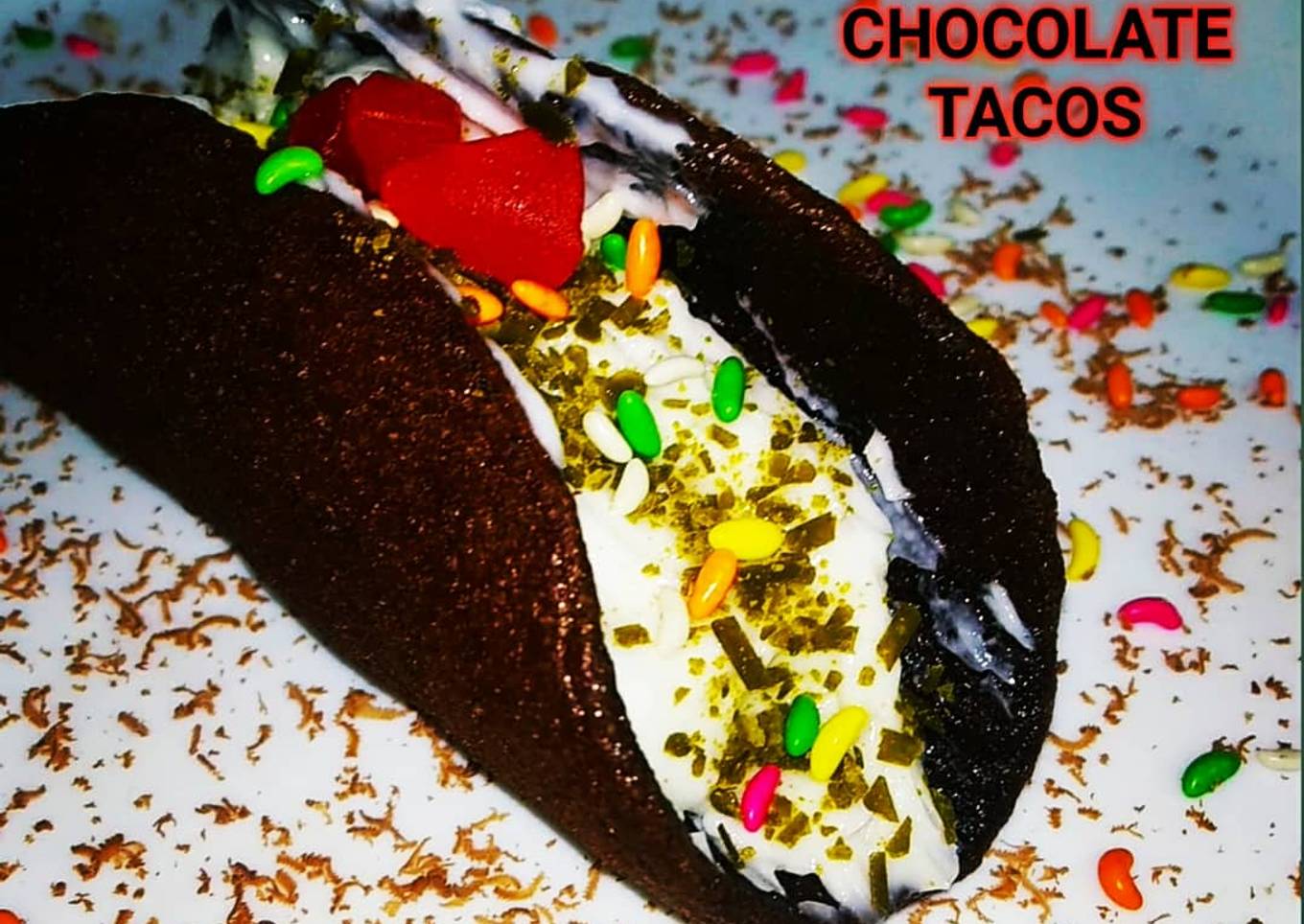 Chocolate tacos