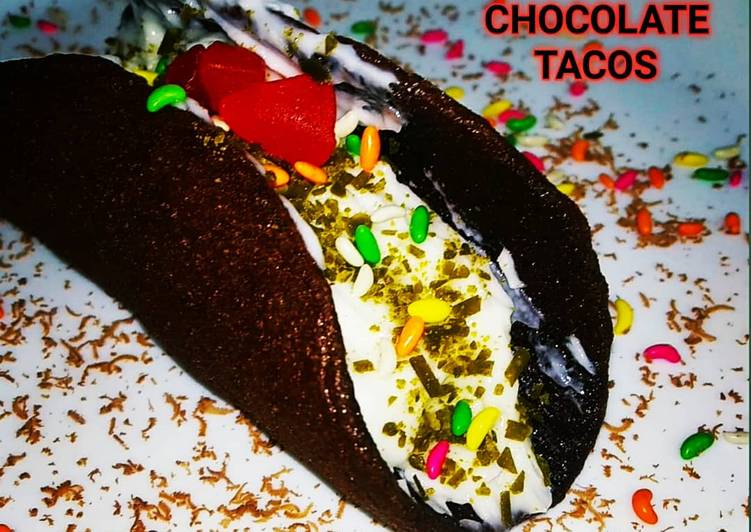 Chocolate tacos