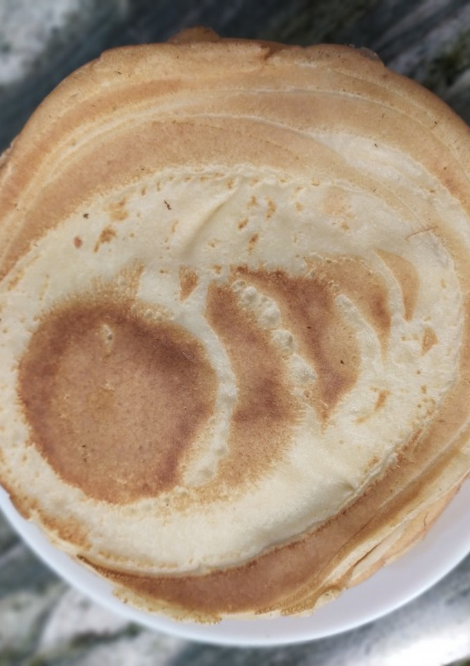 Una foto de Masa de creps
