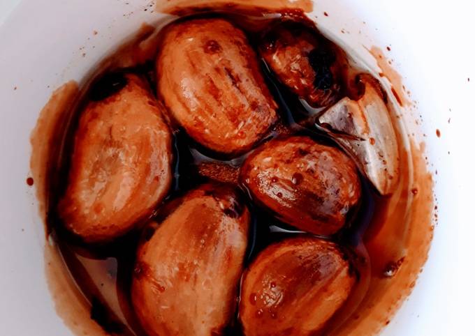 Maple-roasted garlic