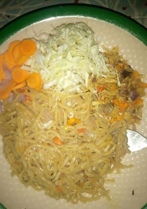 Jollof din taliyar hausa ainihin hoton girkin