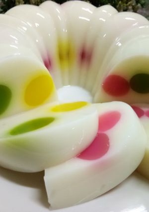 Foto resep Puding polkadot susu