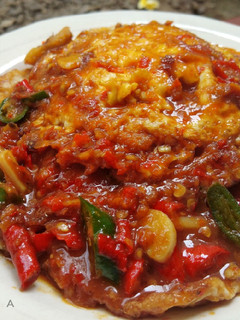 Foto resep Sambal telur ceplok