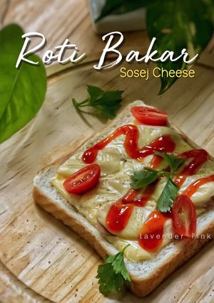 Gambar Roti Bakar Sosej Cheese
