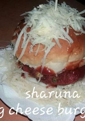 A picture of Veg burger.