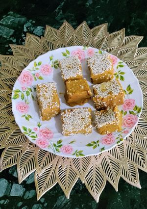 A picture of Jackfruit Flour, Pumpkin Burfi.