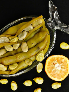 عکسی از دستور باقالی پخته با غلاف 🌸