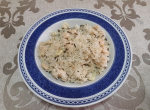 Una foto de "Arroz y alubias de Piratas del Caribe" veganos 🍚