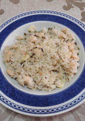 Foto principal de "Arroz y alubias de Piratas del Caribe" veganos 🍚