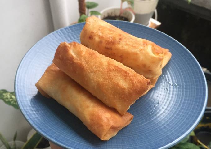 Resep Lumpia goreng isi bengkoang Anti Gagal