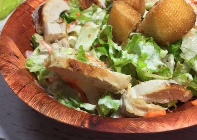 Steps to Prepare Quick Chicken Caesar salad