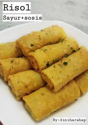 Foto resep Risol sayur dan sosis