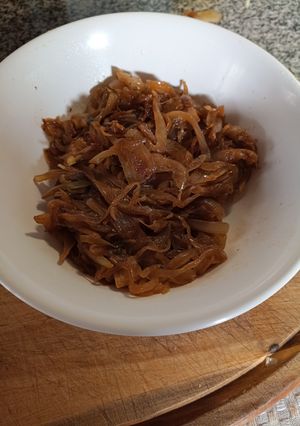 Una foto de Cebolla caramelizada sin freír 👌