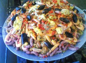 Una foto de Paella en serio