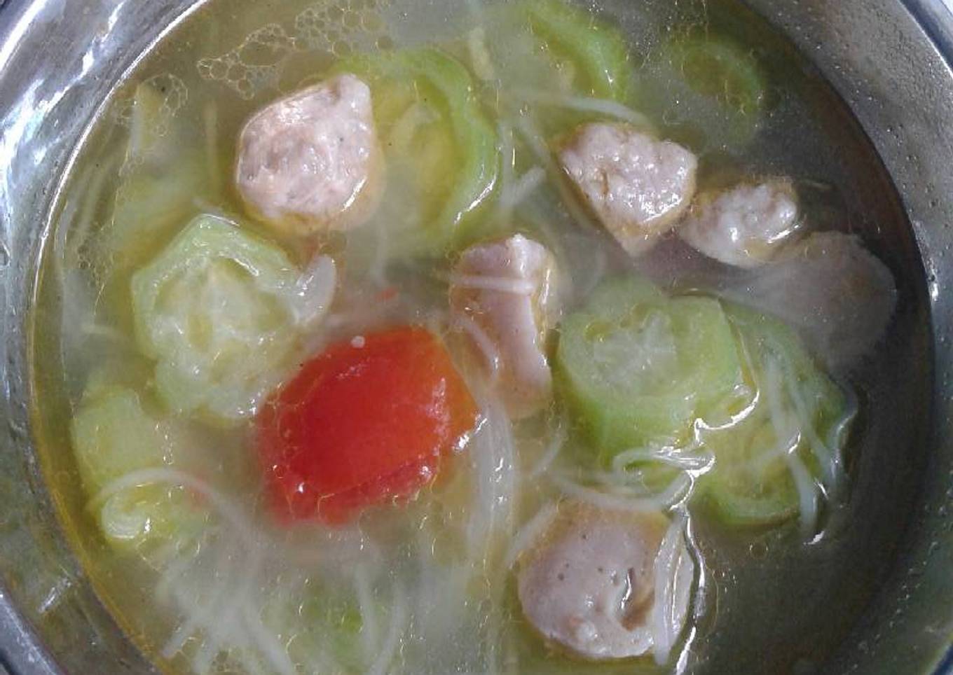 Sop gambas/oyong pentol