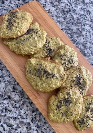Una foto de Galletas de Brócoli y Espinacas