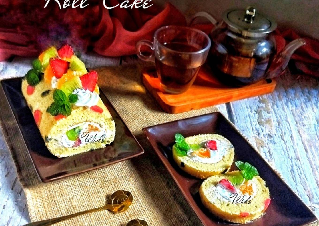 Japanese Fruit Roll Cake