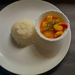 A picture of Chingri Malaikari / Prawn Malaikari - Bengali style.