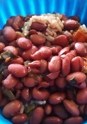 Una foto de Caraotas rojas (frijoles rojos)