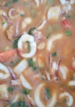 Foto resep Cumi asam pedas manis