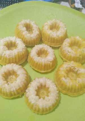 Foto resep Putu ayu labu kuning keju