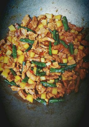 Foto resep Daging asam manis pedas