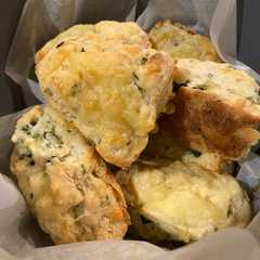 A picture of Jalapeno cheese scones.