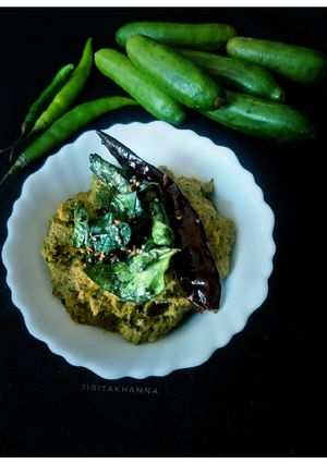 A picture of Dondakaya Pachadi (Ivy Gourd/ Tindora/ Kundru Chutney).