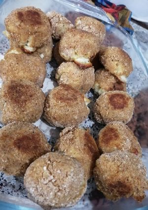 Una foto de Croquetas de papa rellenas