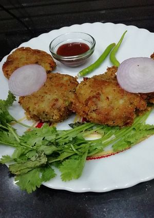 A picture of Oats and Peas Kebabs.