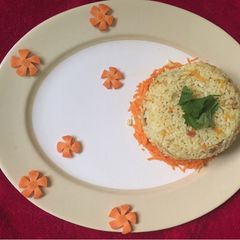 Carrot biryani A picture of Carrot biryani.