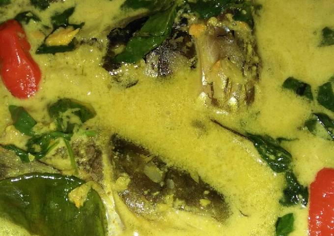 Resep Ikan mas santan kuning Anti Gagal