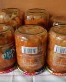 Салат из огурцов с капустой и луком на зиму