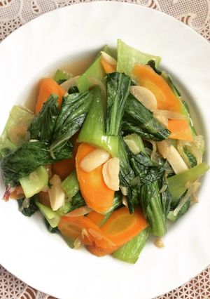 Foto resep Tumis Pokcoy Wortel