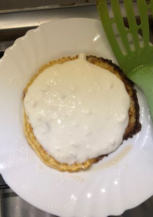 Ketó palacsinta turóval recept fotója