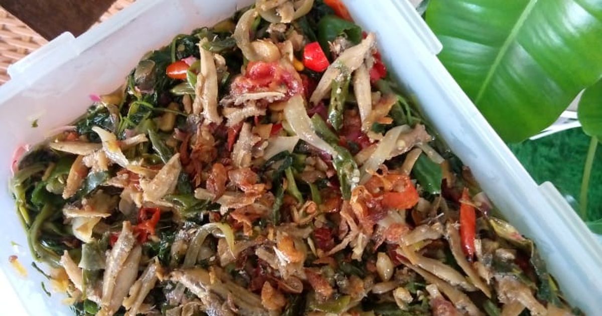 Tumis Kangkung Teri Bunga Kecombrang Enak Mudah dan Bikin Ketagihan