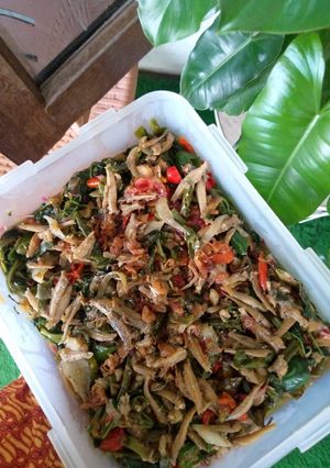 Foto resep Tumis Kangkung Teri Bunga Kecombrang Enak Mudah dan Bikin Ketagihan