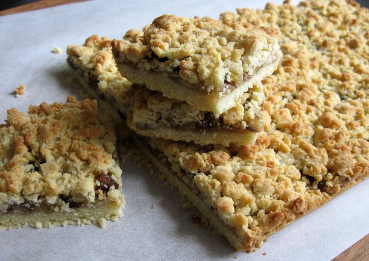 Chestnut Crumble Slices