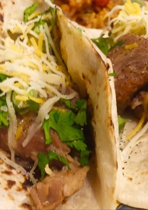 A picture of Instant Pot Avocado Tacos.