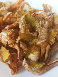 Una foto de Crujientes de piel de patatas