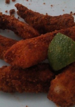 A picture of Fish fingers.