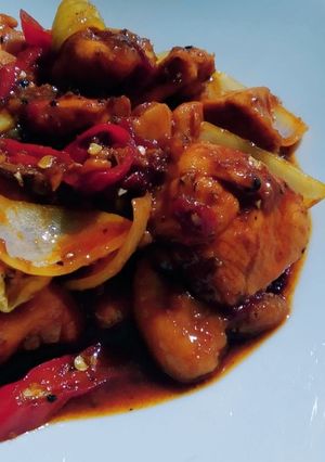 Foto resep 19.Ayam lada hitam