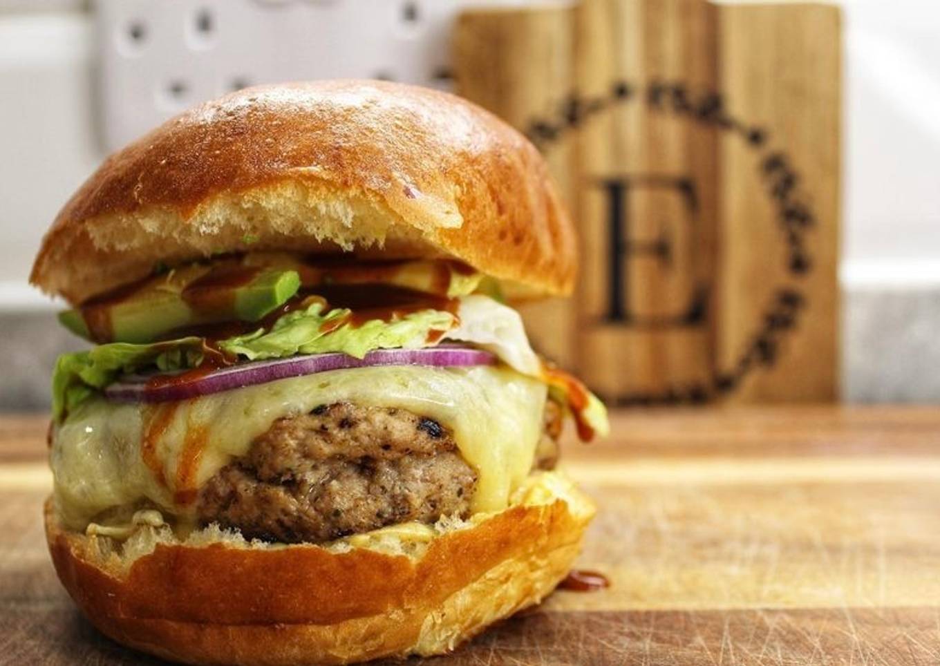 Shiitake Mushroom Chipotle Turkey Burger!