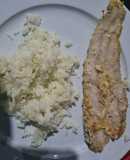 Merluza apanada al horno