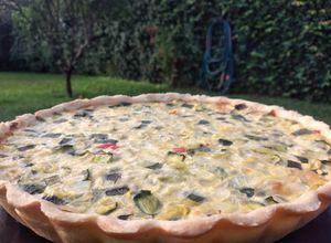Una foto de Tarta de zapallitos