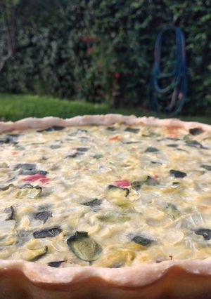 Una foto de Tarta de zapallitos
