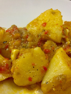 Una foto de Patatas en salsa