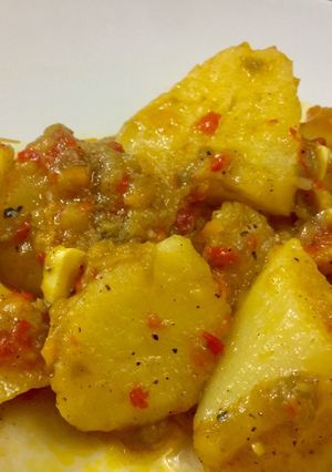 Una foto de Patatas en salsa